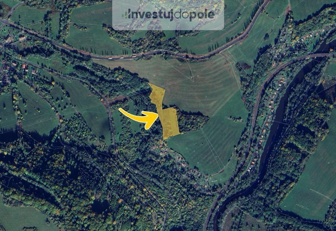 Prodej louka - Damice, Krásný Les, 13 976 m²