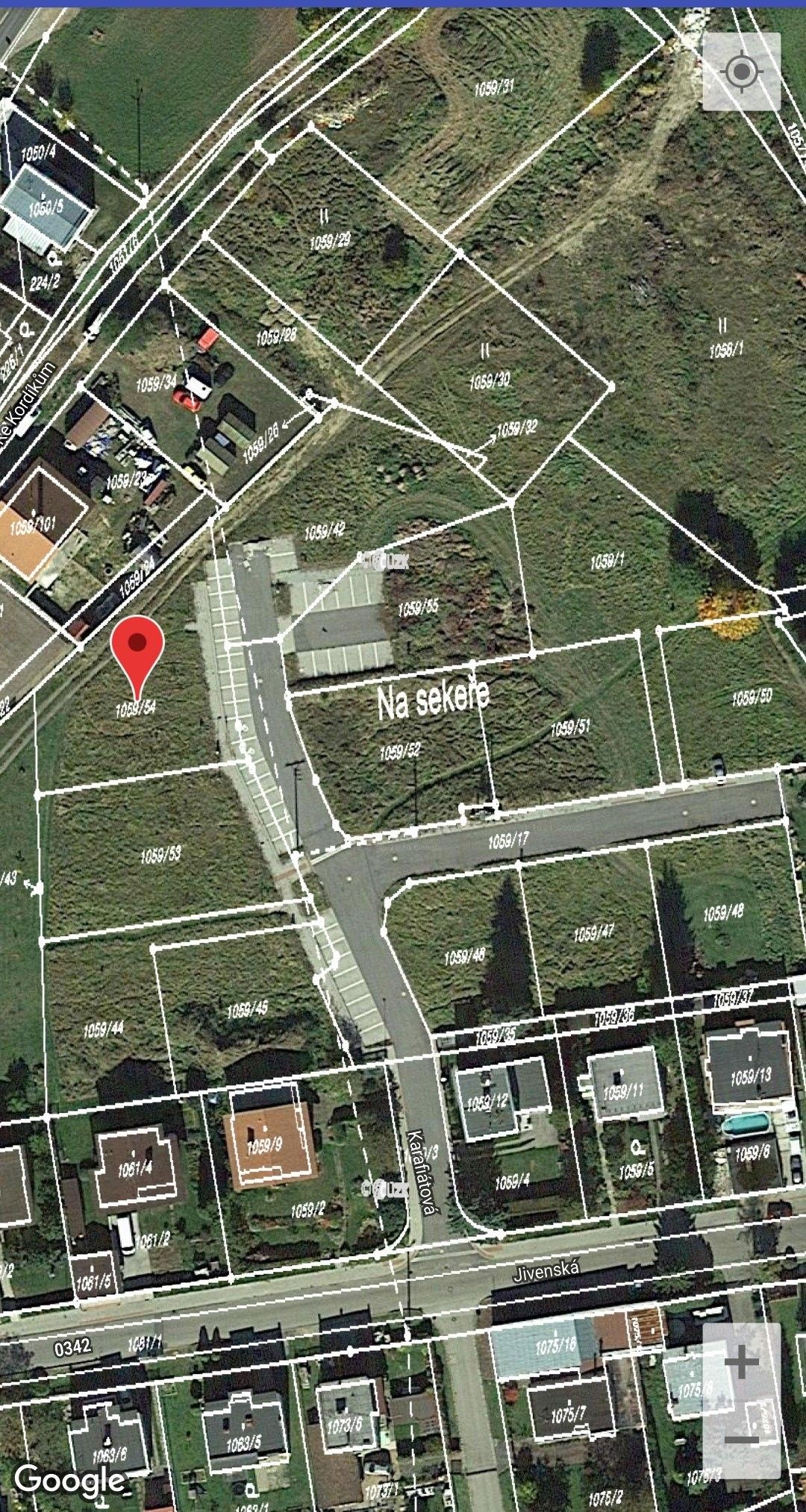 Pozemky pro bydlení, Rudolfov, 882 m²