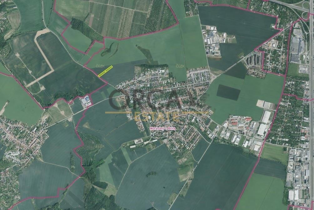 Prodej zemědělský pozemek - Moravany u Brna, 664 48, 2 556 m²