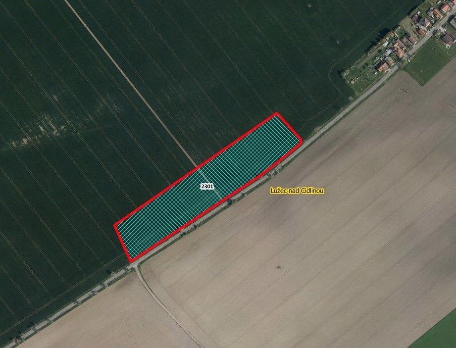 Zemědělské pozemky, Lužec nad Cidlinou, 25 308 m²