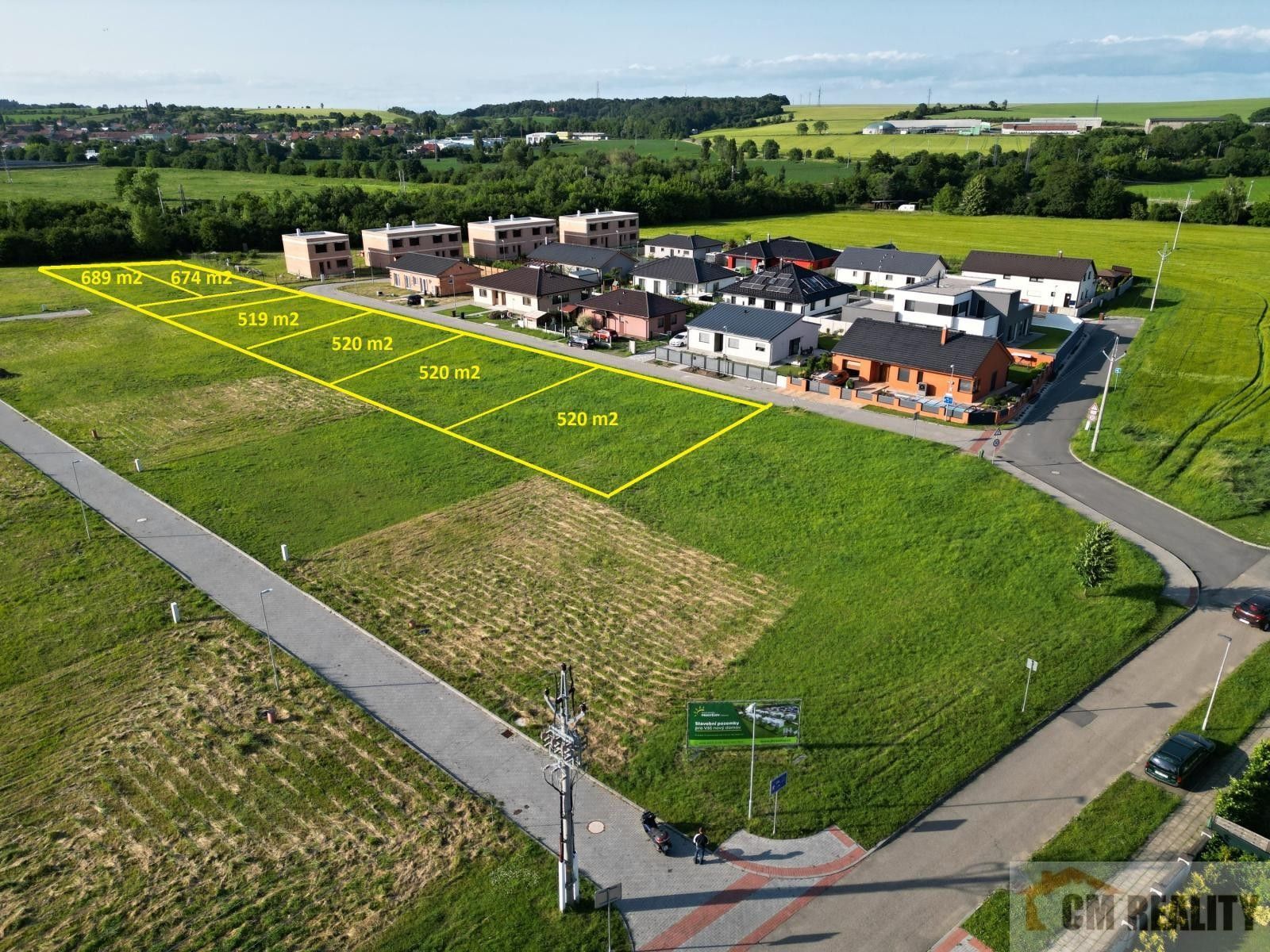 Pozemky pro bydlení, Jiřího Štaidla, Prostějov, 520 m²