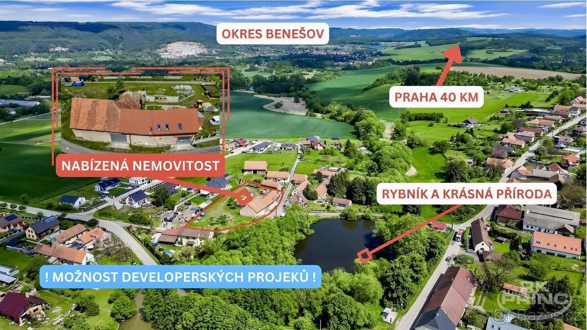 Ostatní, Netvořice, 257 44, 2 701 m²