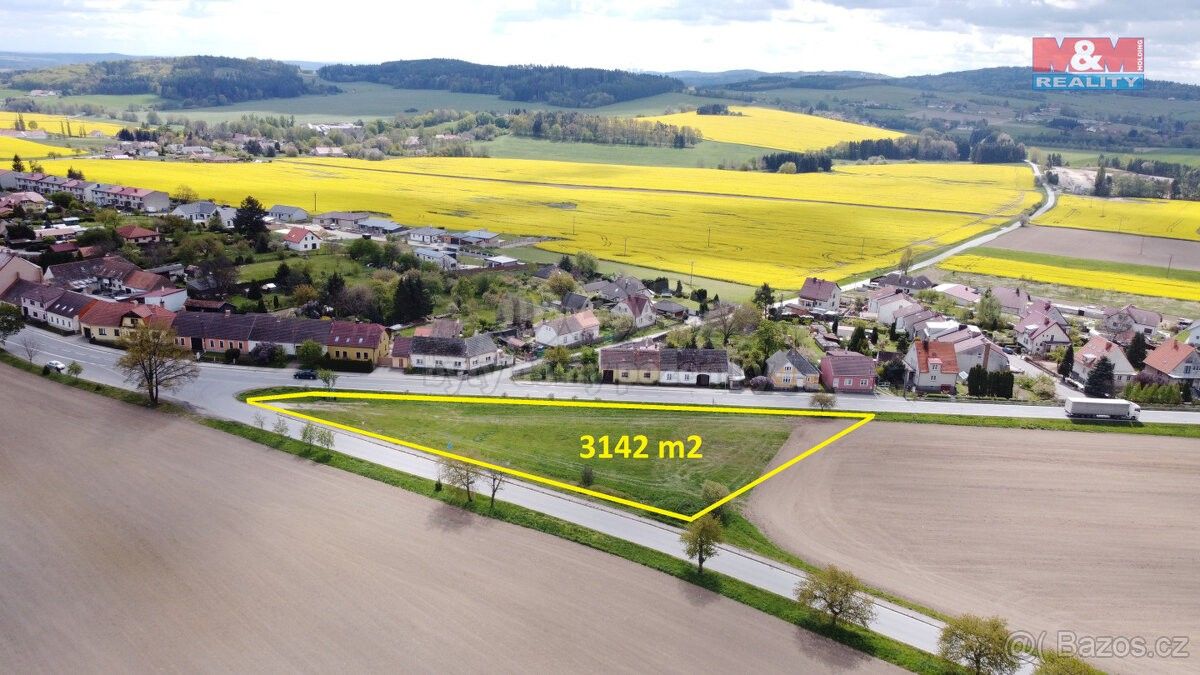 Pozemky pro bydlení, Záhoří u Písku, 398 18, 3 142 m²