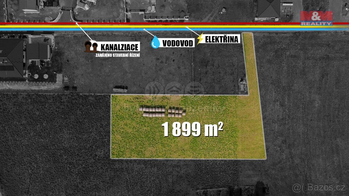 Prodej pozemek pro bydlení - Rtyně nad Bílinou, 417 62, 1 899 m²