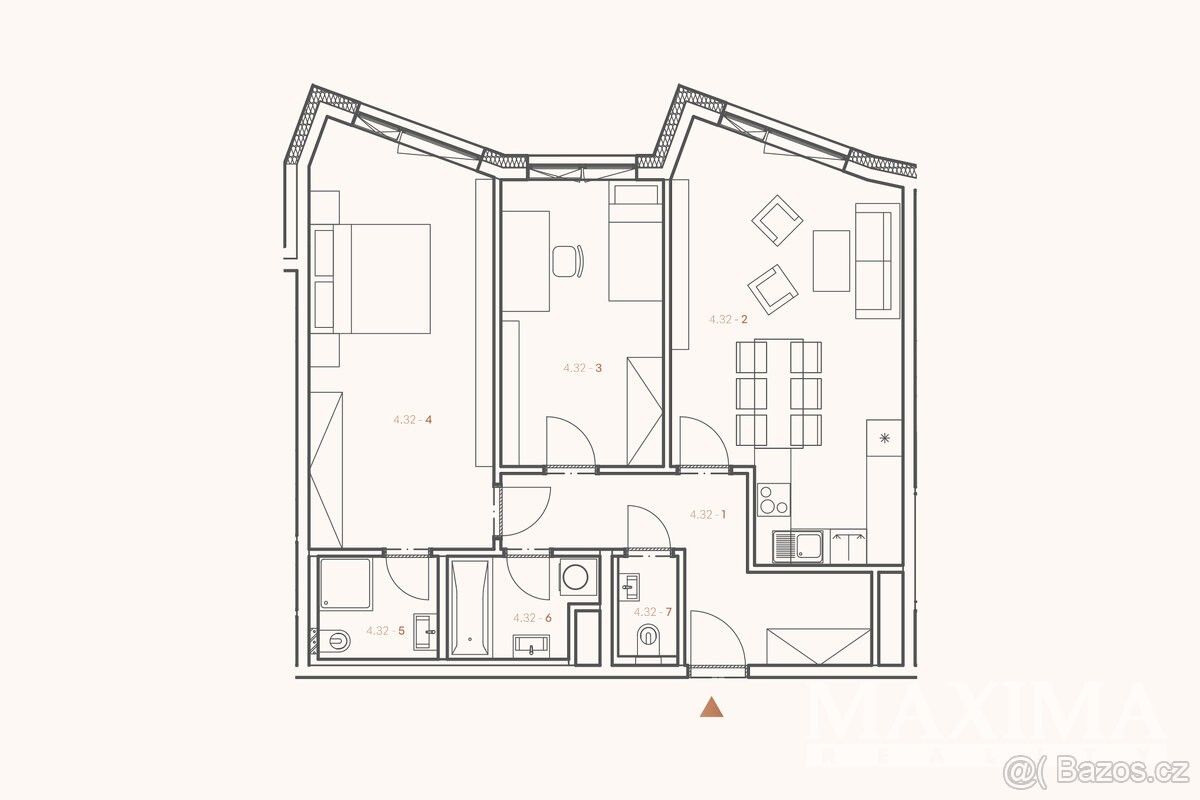Prodej byt 3+kk - Praha, 100 00, 81 m²