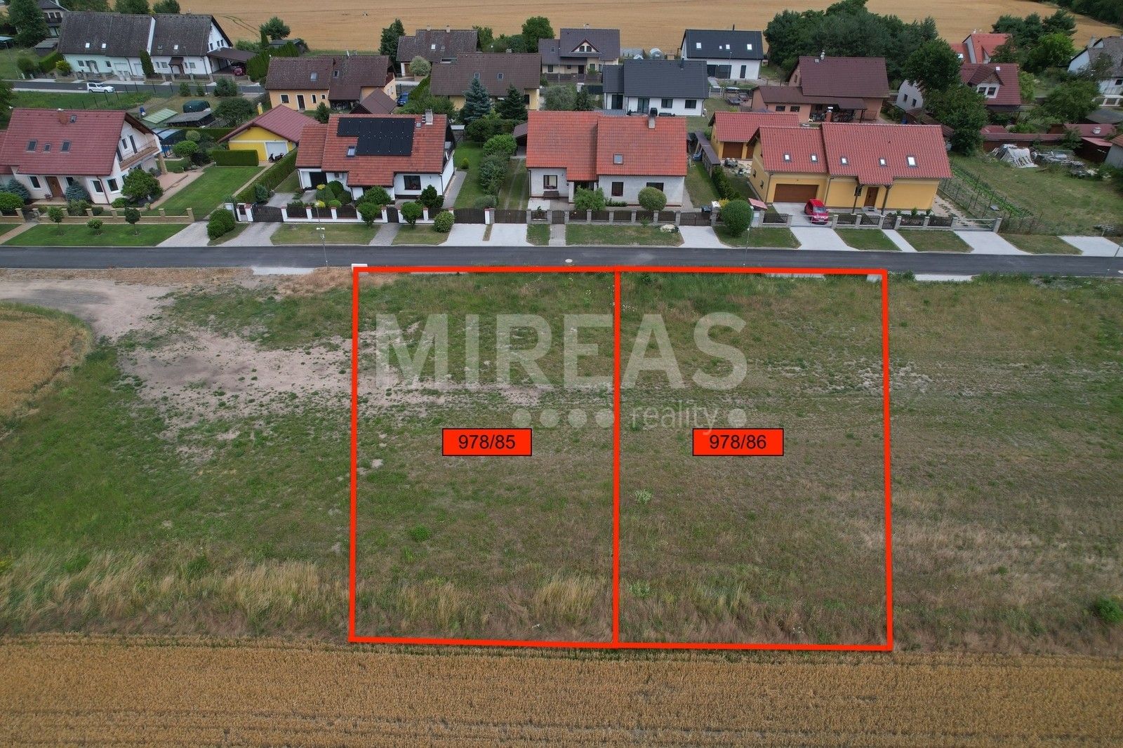 Pozemky pro bydlení, Hořátev, 804 m²