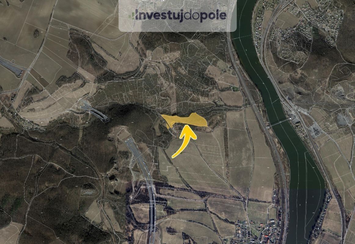 Prodej louka - Prackovice nad Labem, 25 739 m²