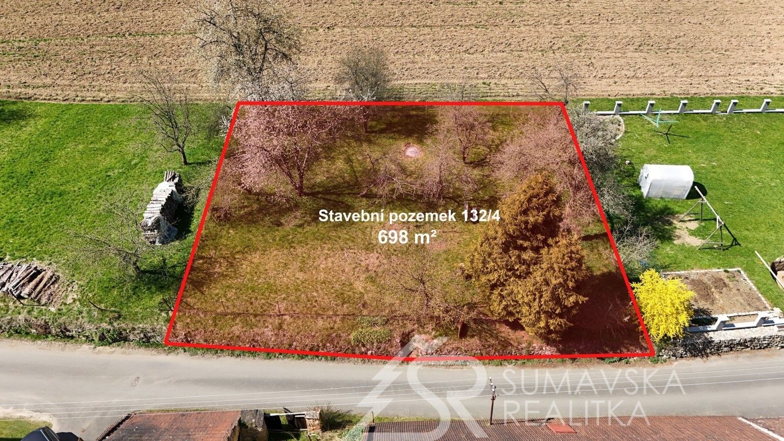 Prodej pozemek pro bydlení - Dobršín, 981 m²