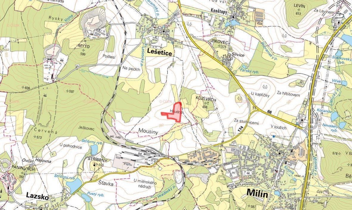 Prodej zemědělský pozemek - Milín, 262 31