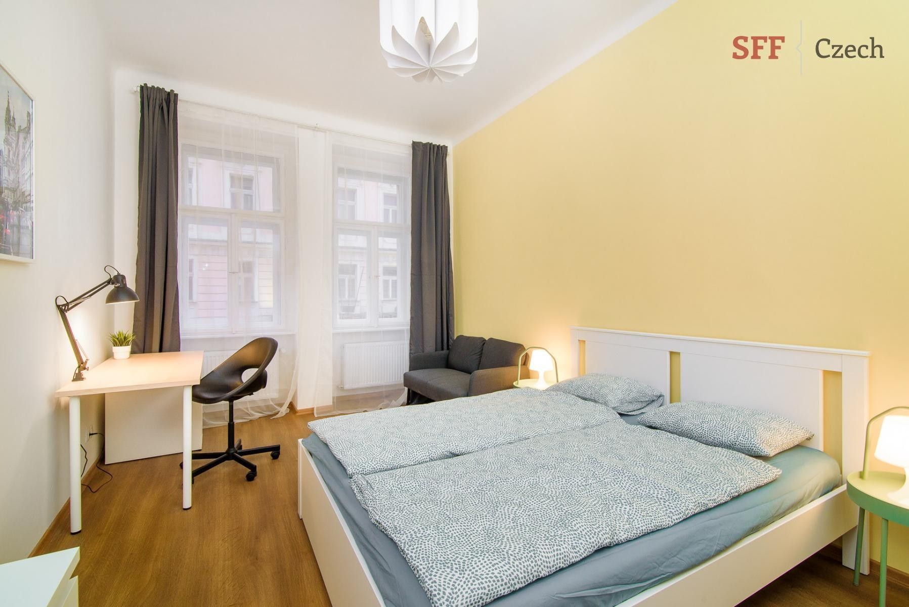 Pronájem byt 1+1 - Sokolská, Praha, 32 m²