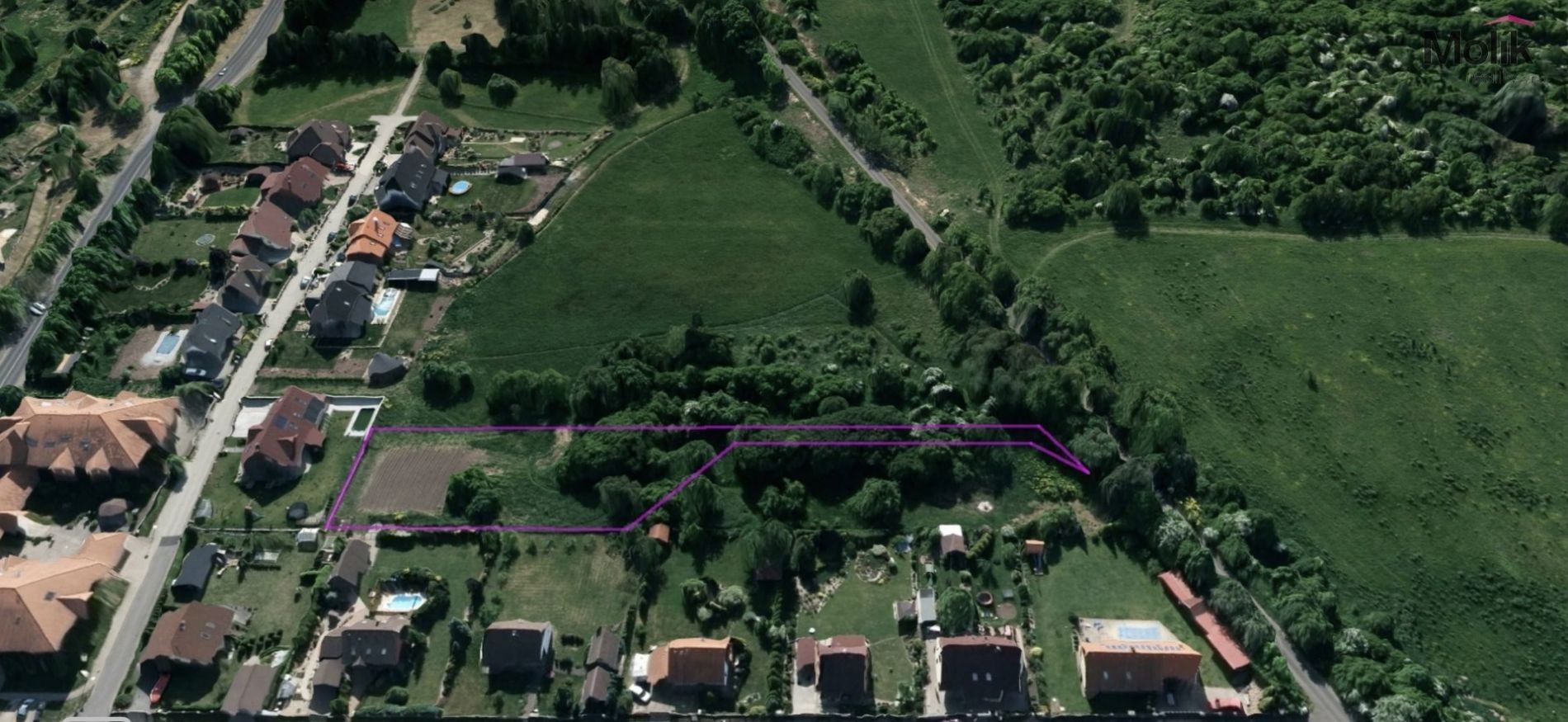 Prodej pozemek pro bydlení - Chabařovice, 2 229 m²