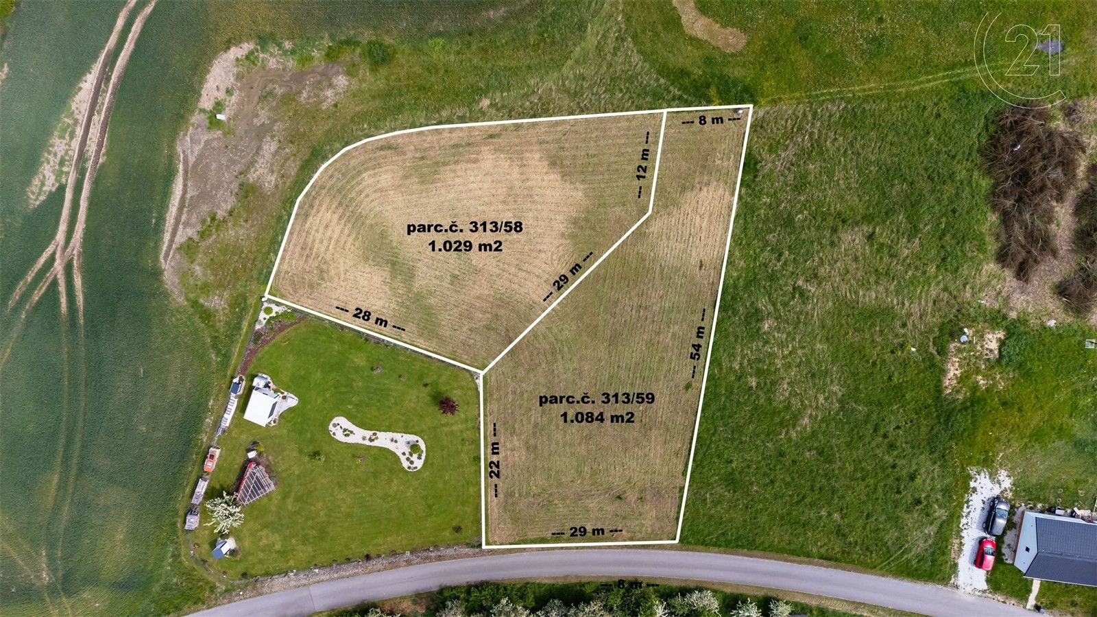 Pozemky pro bydlení, Čejetice, 1 029 m²