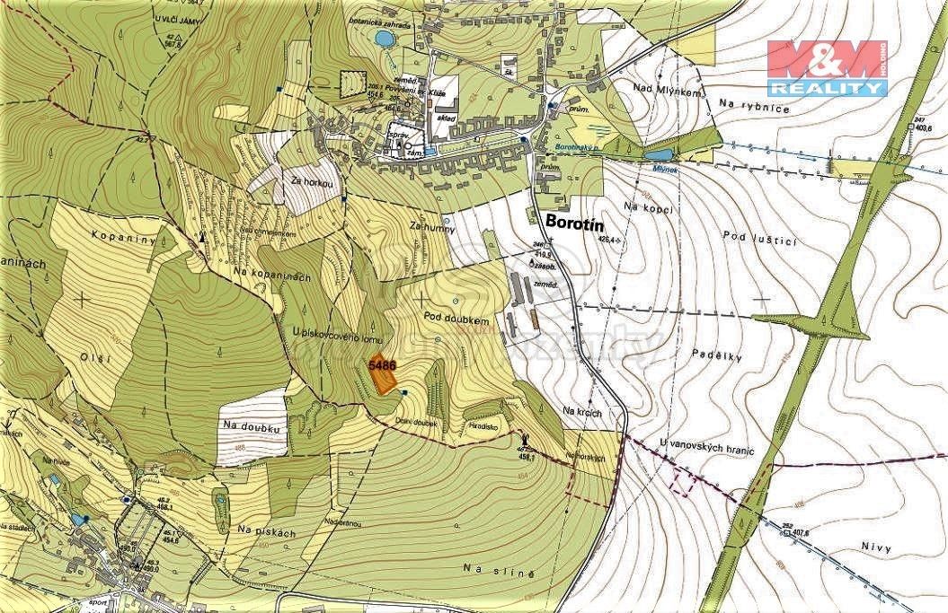 Prodej louka - Borotín u Boskovic, 679 37, 4 646 m²