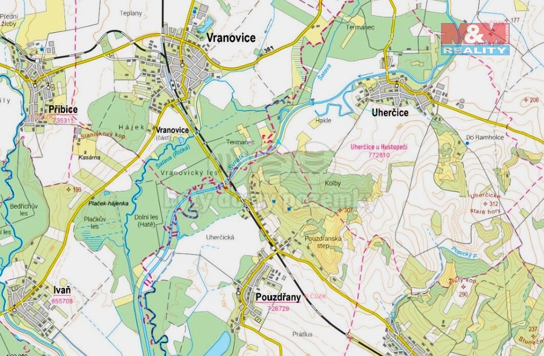 Prodej pozemek - Uherčice u Hustopečí, 691 62, 1 476 m²