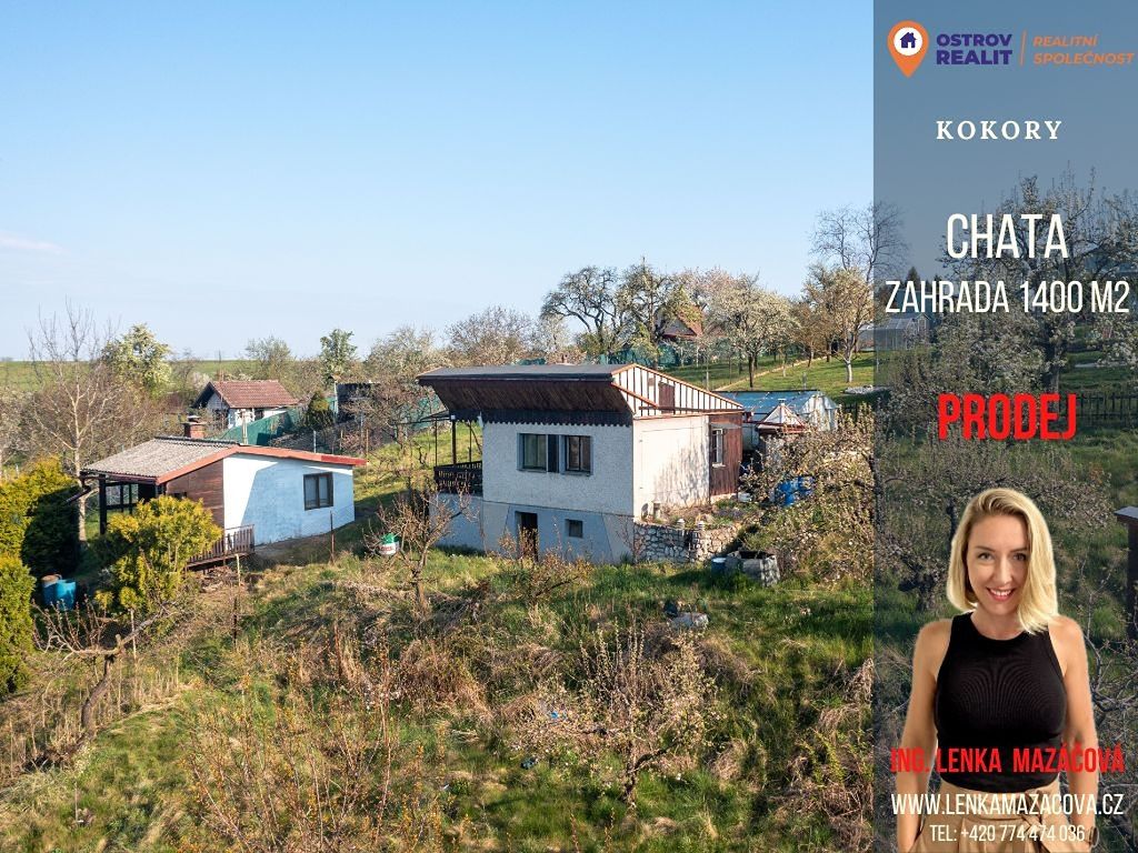 Zahrady, Kokory, 1 400 m²