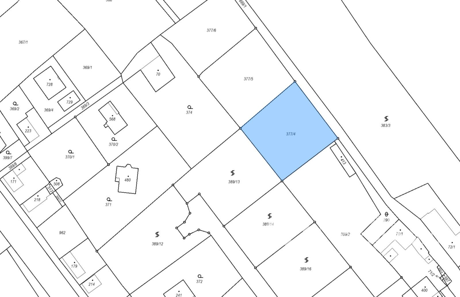 Prodej pozemek pro bydlení - Kly, 1 283 m²