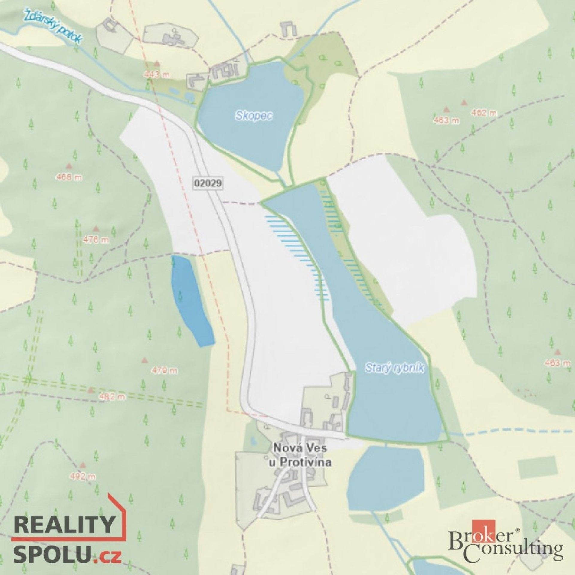 Prodej les - Žďár, 36 567 m²