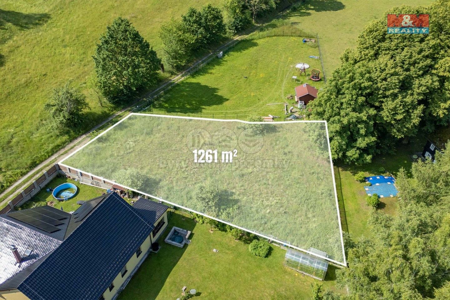 Pozemky pro bydlení, Pihel, Nový Bor, 1 261 m²