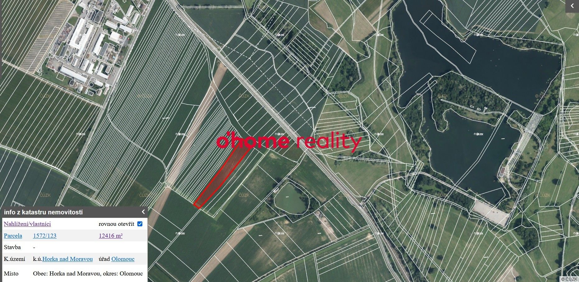 Zemědělské pozemky, Horka nad Moravou, 12 416 m²