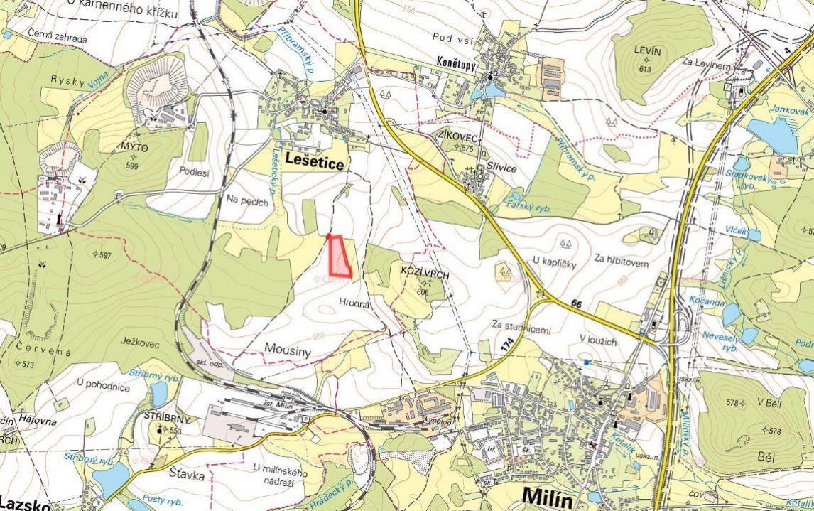 Prodej zemědělský pozemek - Milín, 262 31, 18 m²
