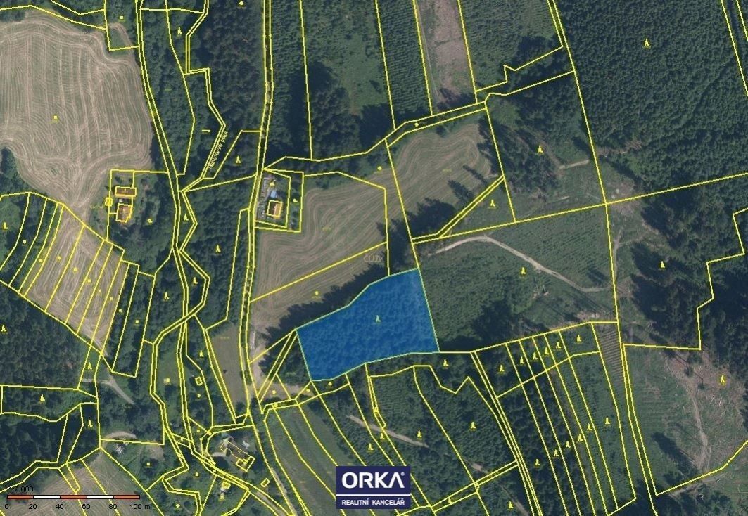 Prodej les - Hošťálková u Vsetína, 756 22, 31 890 m²