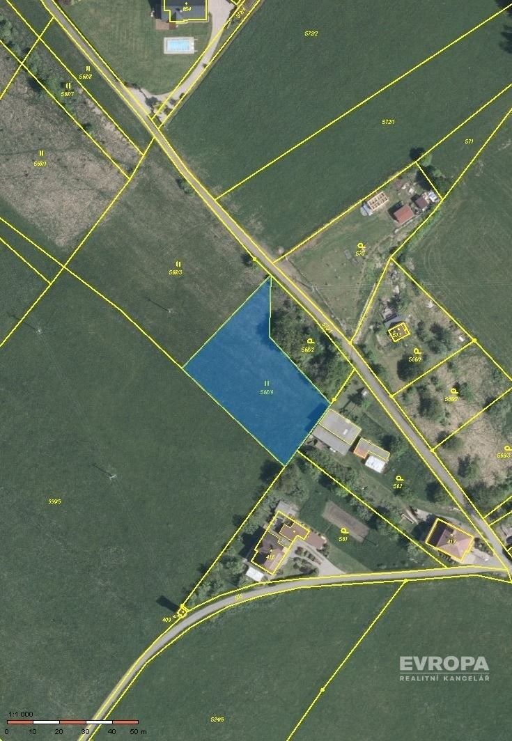 Prodej zahrada - Malé Svatoňovice, 2 435 m²
