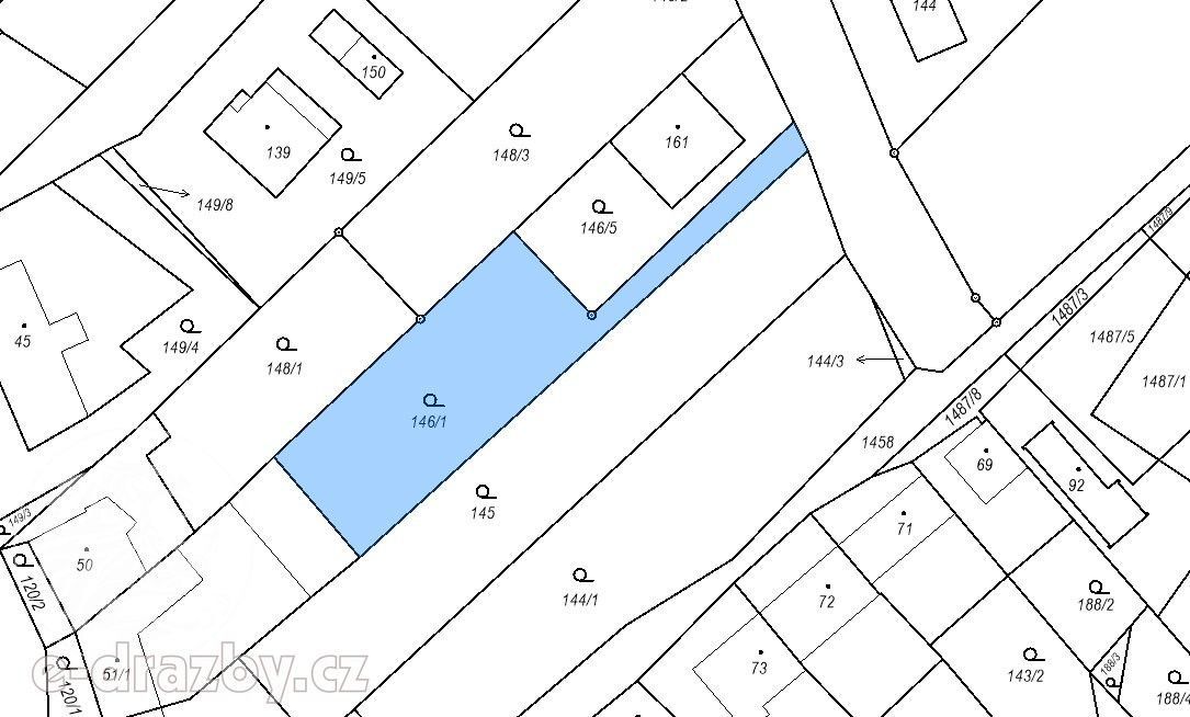 Prodej zahrada - Rohozec, 884 m²