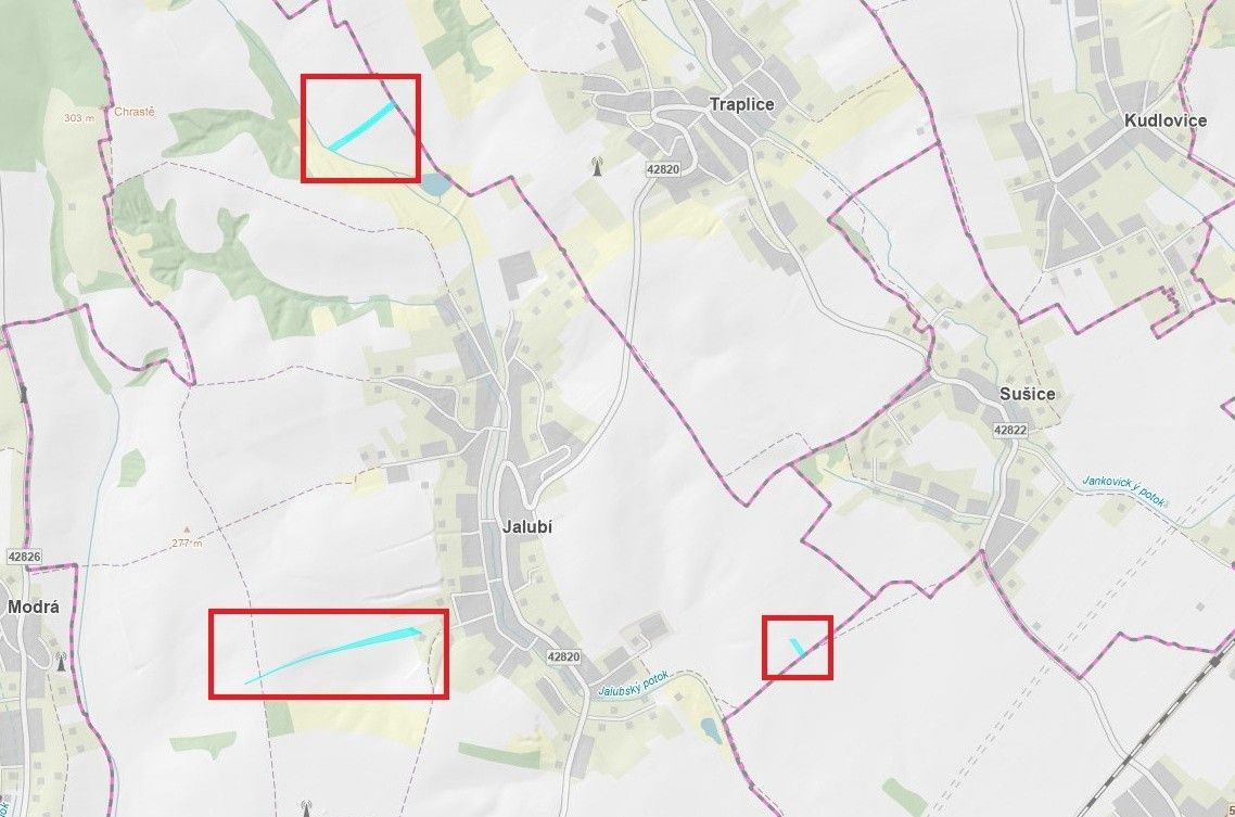 Zahrady, Jalubí, 687 05, 375 m²
