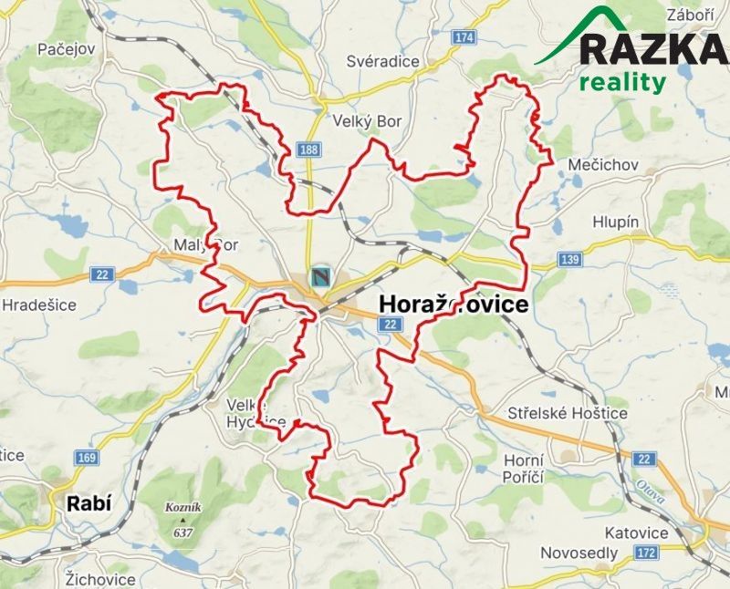 Prodej pozemek - Horažďovice, 341 01, 19 860 m²
