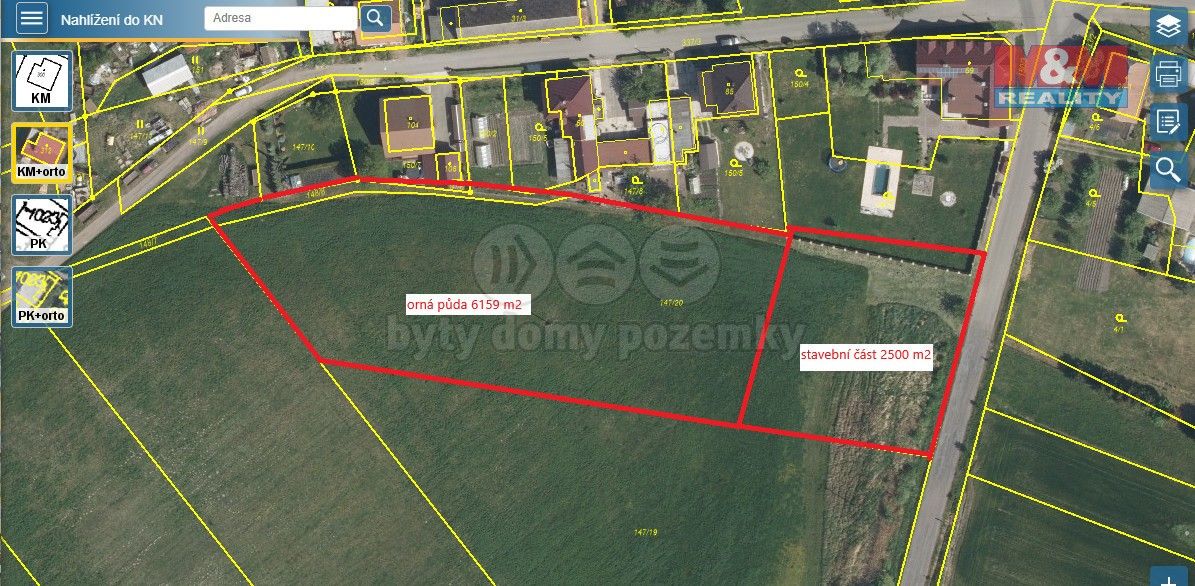 Pozemky pro bydlení, Vápno u Přelouče, 533 16, 2 500 m²
