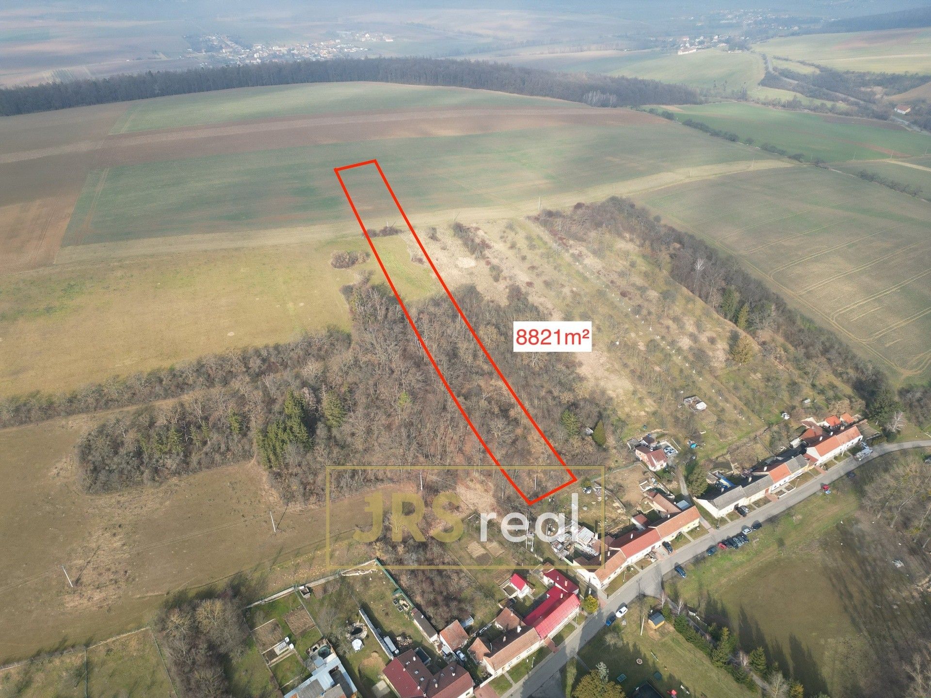 Zahrady, Zlámanka, Kroměříž, 8 821 m²