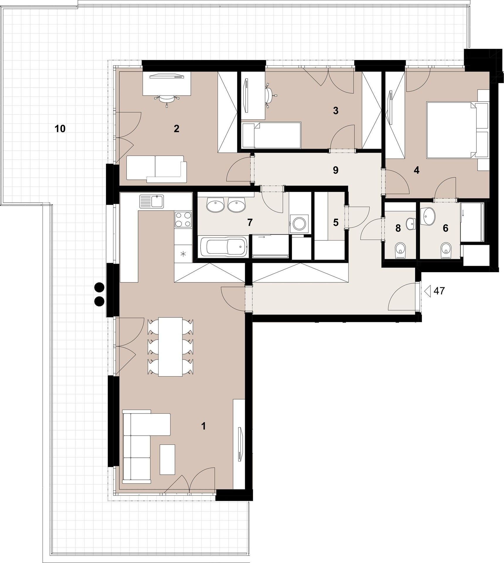 Prodej byt 4+kk - Pitkovice, Praha, 112 m²