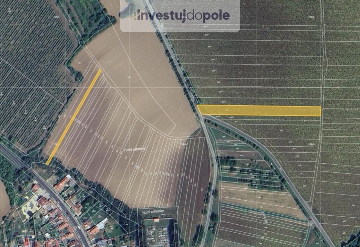 Zemědělské pozemky, Vlkoš, 3 321 m²