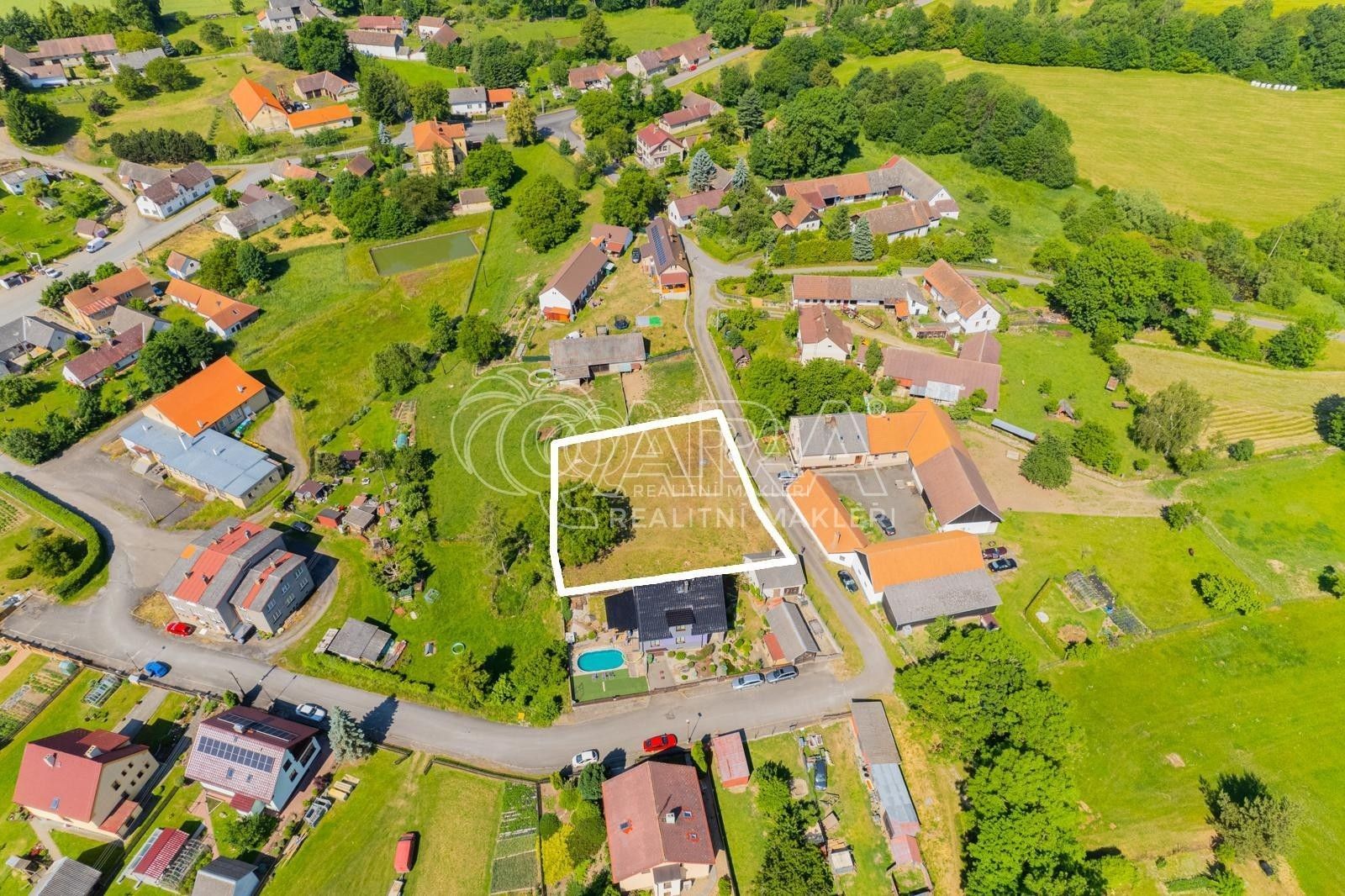 Pozemky pro bydlení, Ratiboř, Chyšky, 1 430 m²