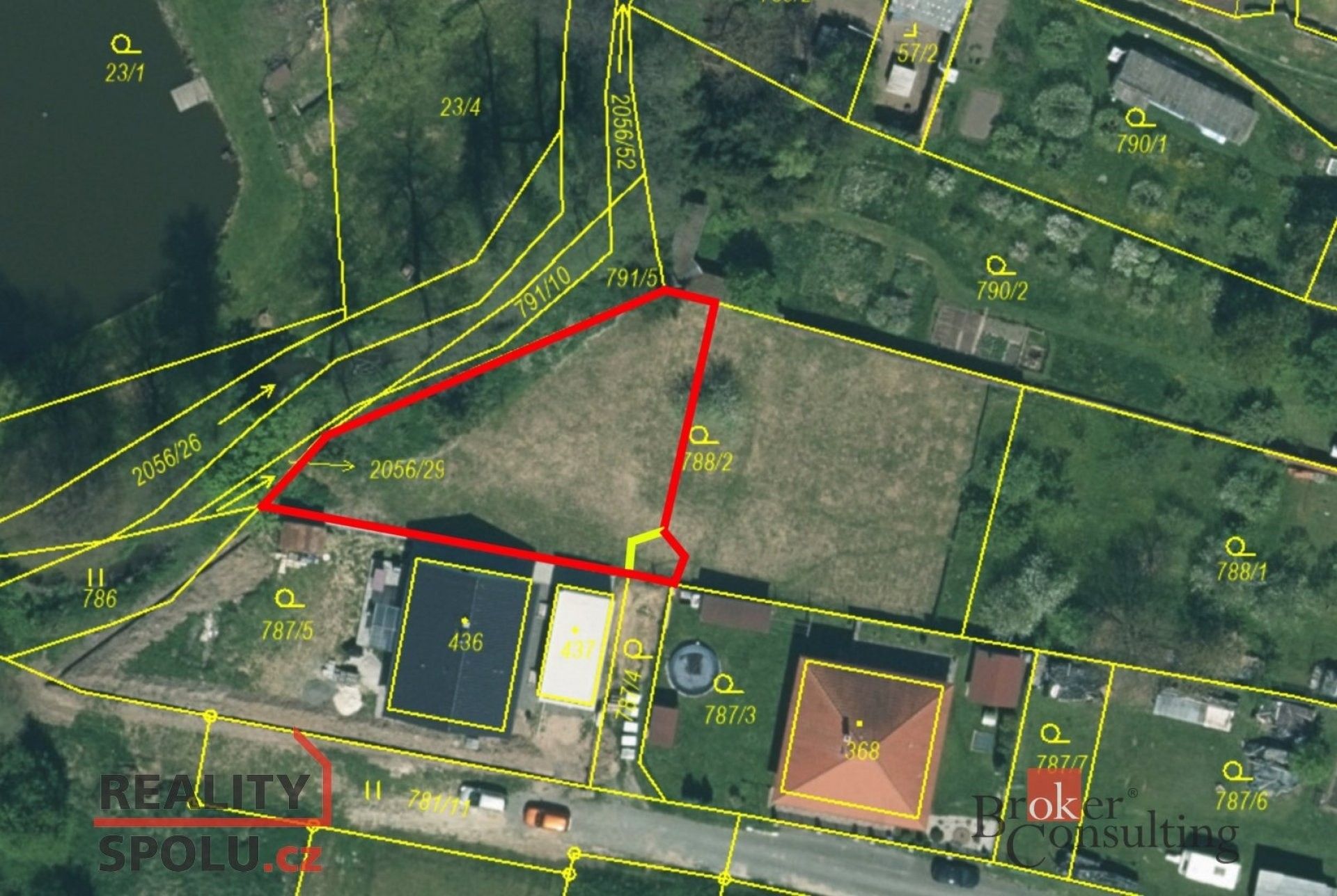 Pozemky pro bydlení, Vstiš, 572 m²