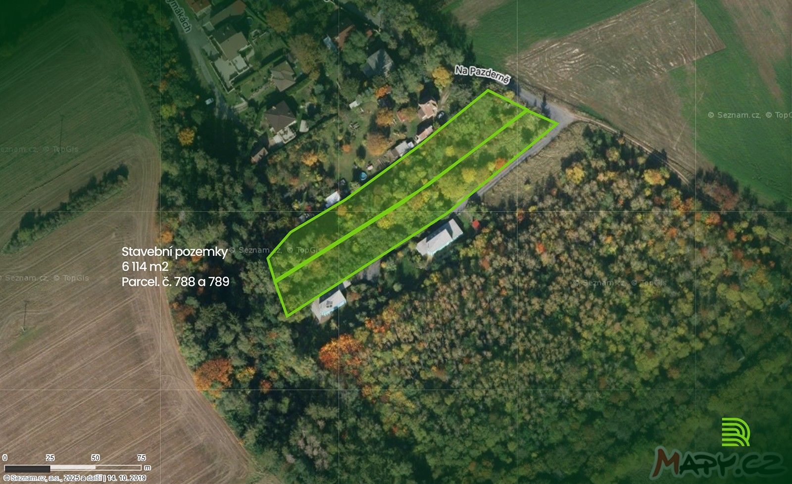 Pozemky pro bydlení, Škvorec, 6 114 m²