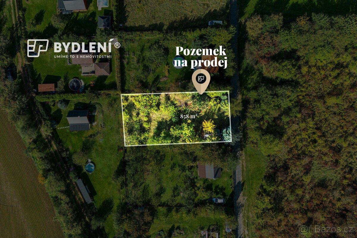 Prodej pozemek pro bydlení - Nebužely, 277 34, 858 m²