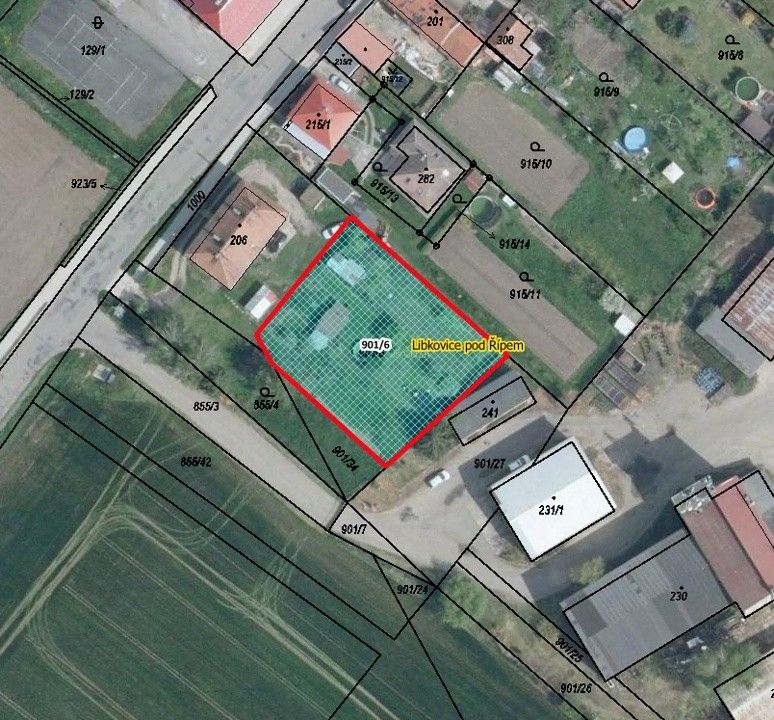 Komerční pozemky, Libkovice pod Řípem, 1 173 m²