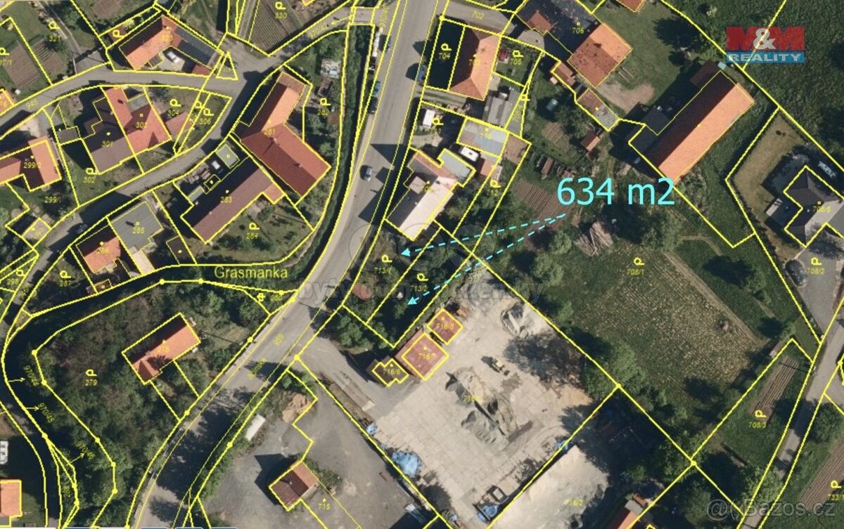 Prodej pozemek - Nový Jičín, 741 01, 634 m²