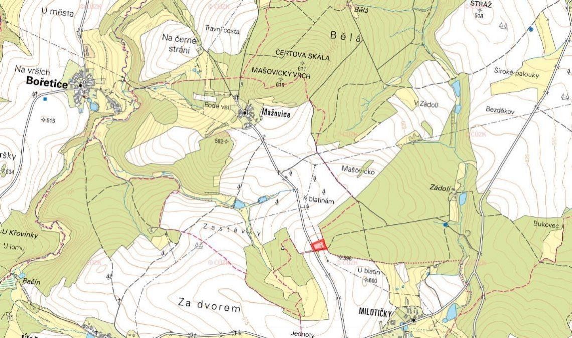 Prodej zemědělský pozemek - Pacov, 395 01