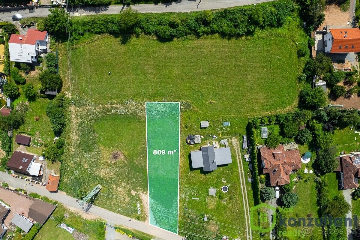 Pozemky pro bydlení, Tišnov, 666 03, 809 m²