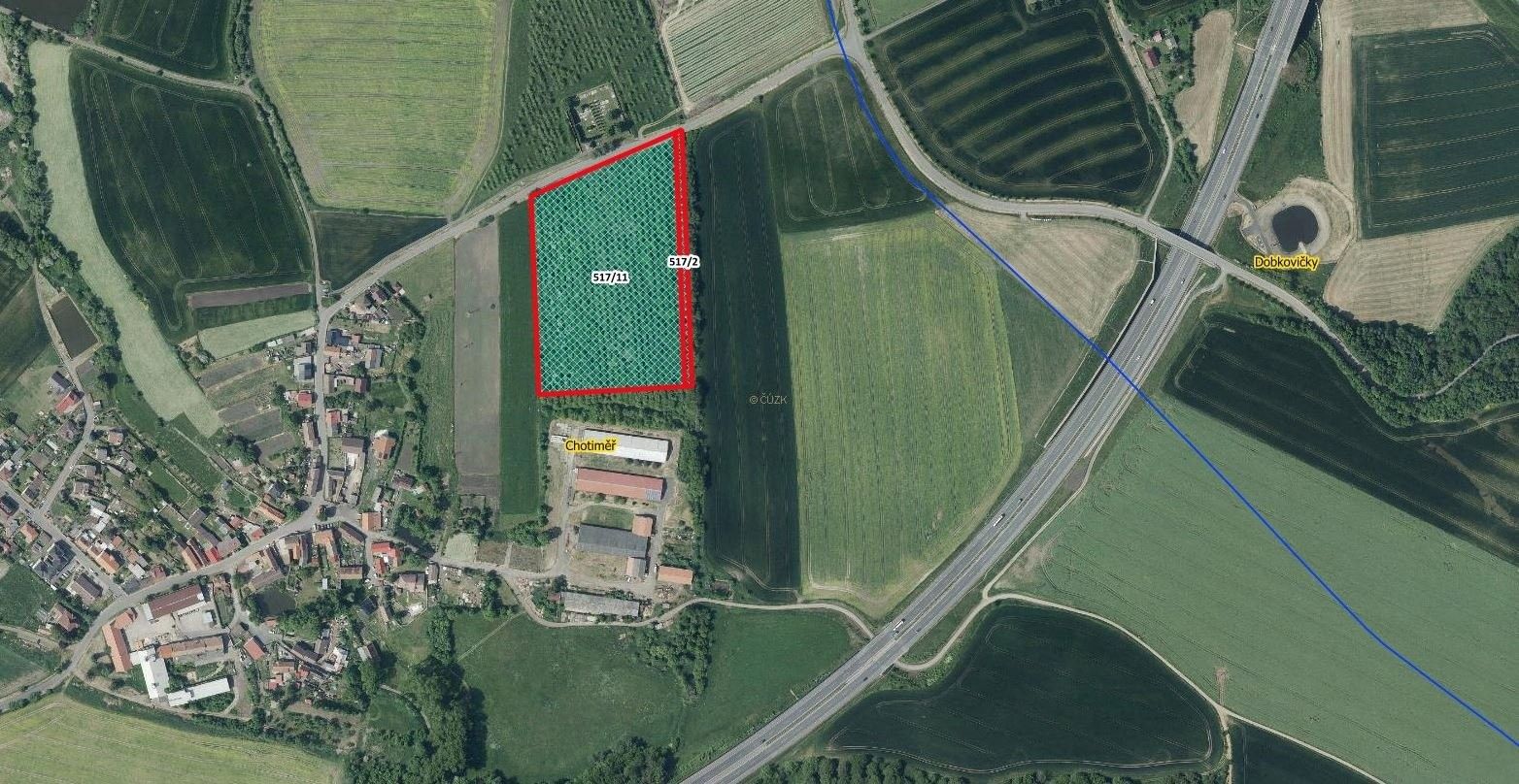 Zemědělské pozemky, Chotiměř, 4 287 m²