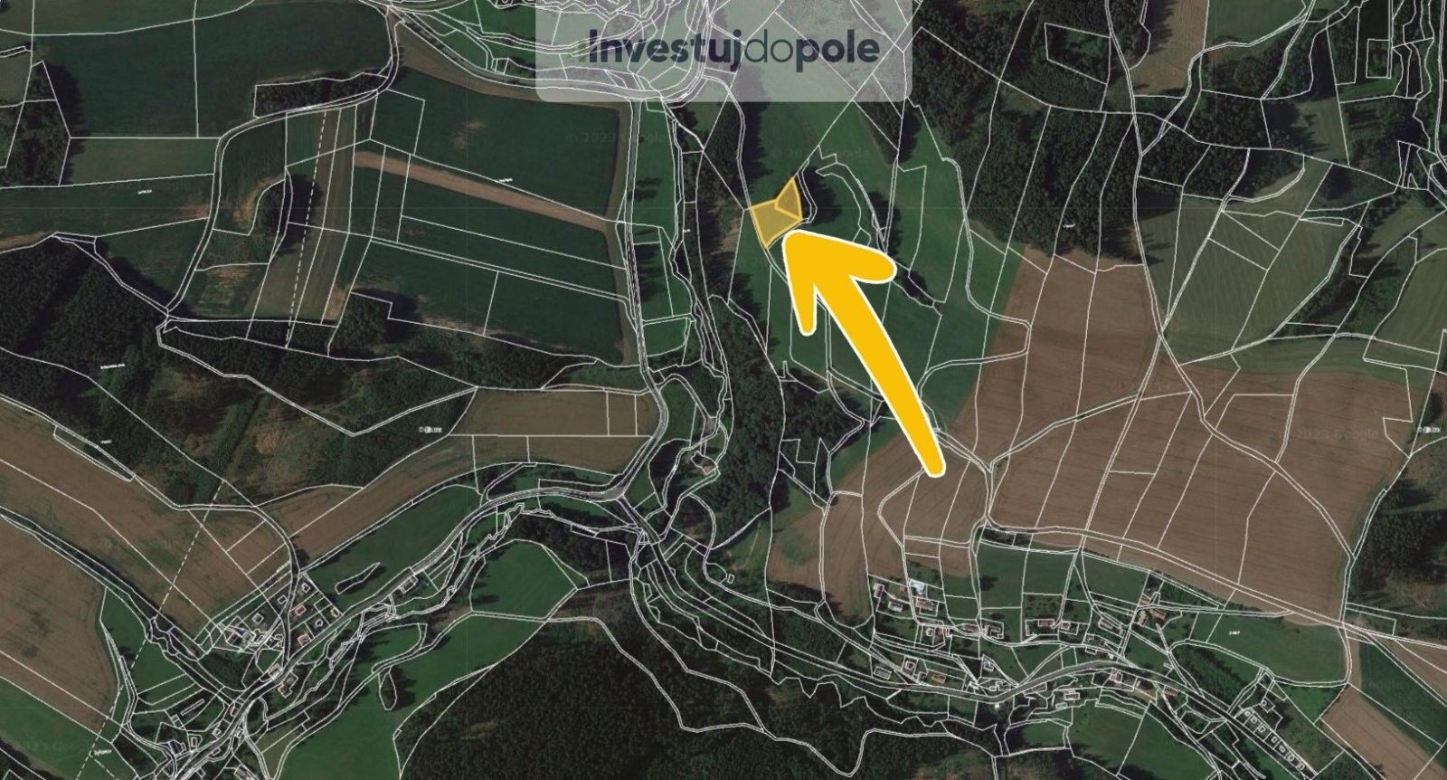 Prodej louka - Krsmol, Stará Paka, 4 007 m²