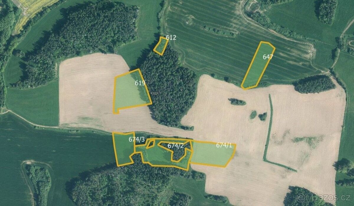 Zemědělské pozemky, Čestice, 387 19