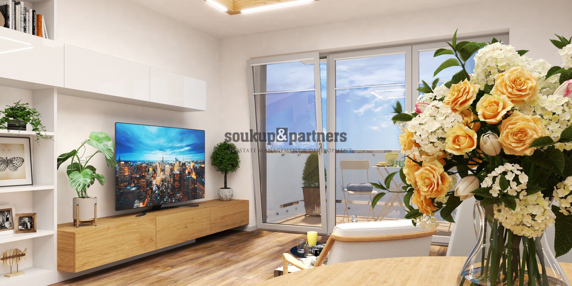 1+kk, Pod Harfou, Praha, 36 m²