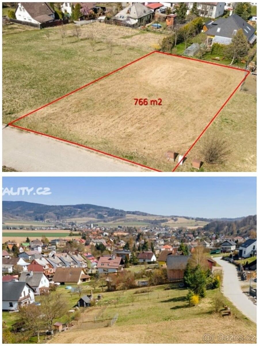 Pozemky pro bydlení, Nový Malín, 788 03, 766 m²