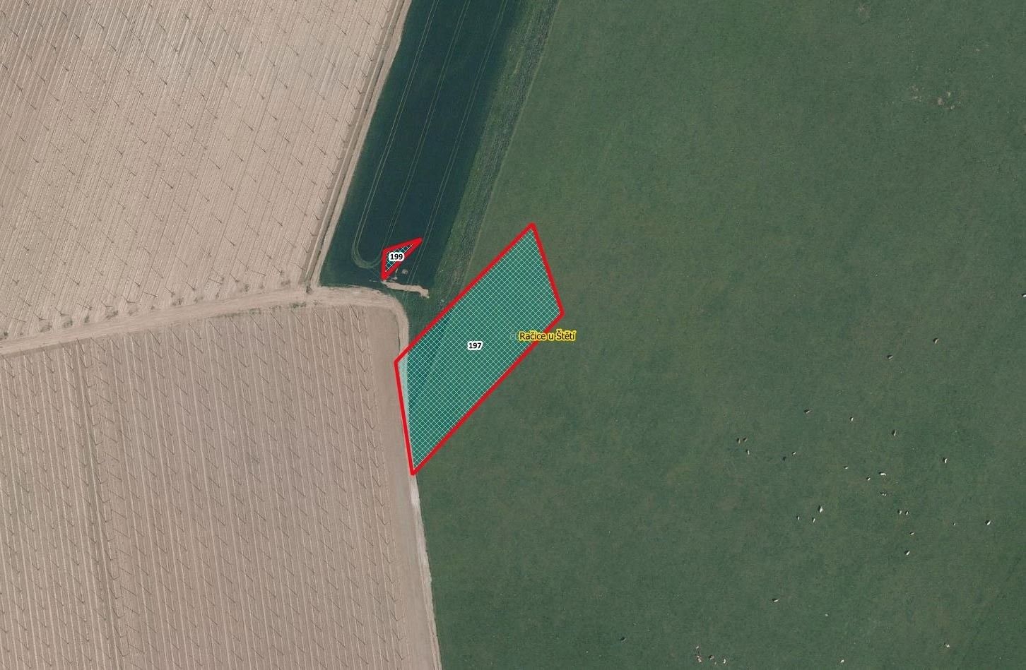 Zemědělské pozemky, Račice, 4 020 m²