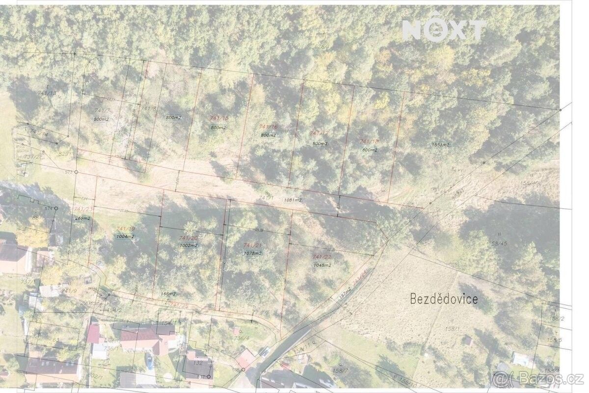 Pozemky pro bydlení, Blatná, 388 01, 775 m²