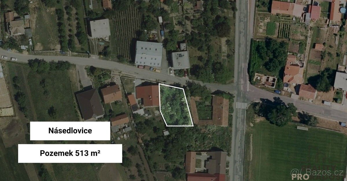 Prodej pozemek pro bydlení - Násedlovice, 696 36, 513 m²