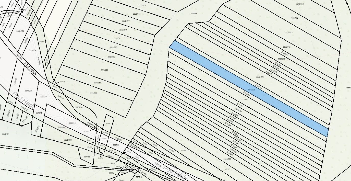 Zahrady, Maloměřice, Brno, 1 445 m²